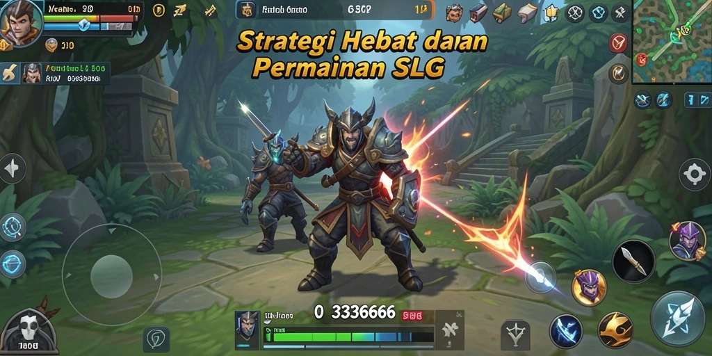 Tampilan gameplay SLG yang mendebarkan dalam 333666.
