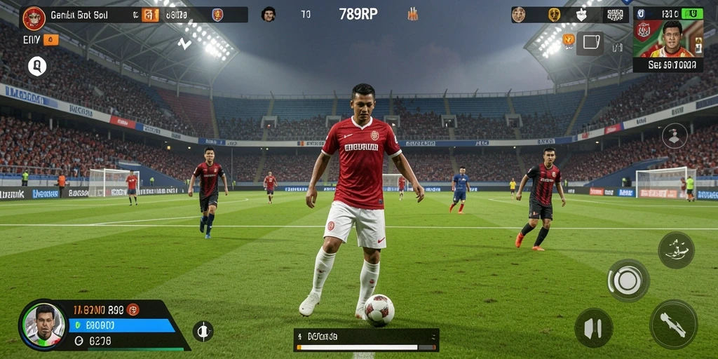 Tampilkan gameplay menarik dari pertandingan sepak bola di 789RP.