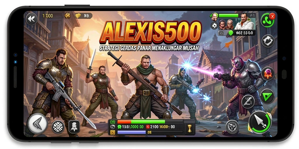 Tampilan gameplay strategi ALEXIS500 yang mendebarkan.