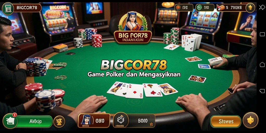 Tampilan gameplay seru di BIGCOR78 yang menggugah semangat bermain.