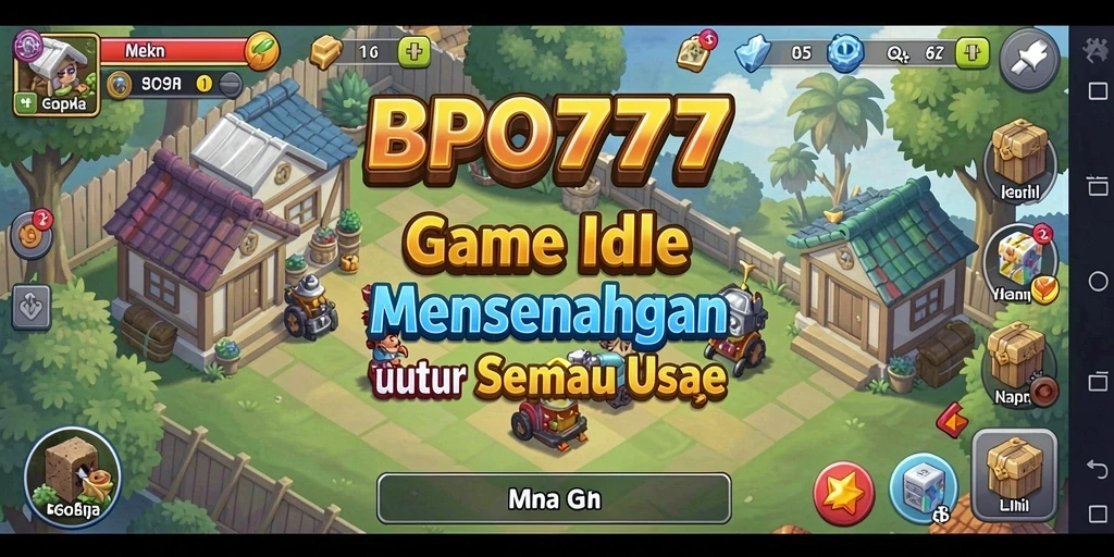 Screenshot gameplay BPO777 menampilkan keseruan bermain Idle.