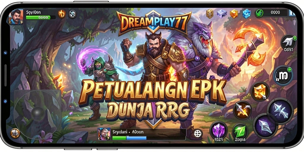 Gameplay seru di dunia RPG penuh petualangan.