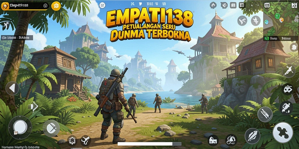 Screenshot utama EMPATI138 menampilkan eksplorasi dunia terbuka yang menakjubkan.