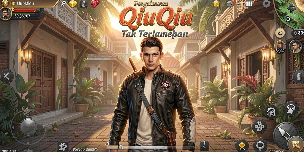 Tampilan gameplay seru F08 dalam mode QiuQiu.