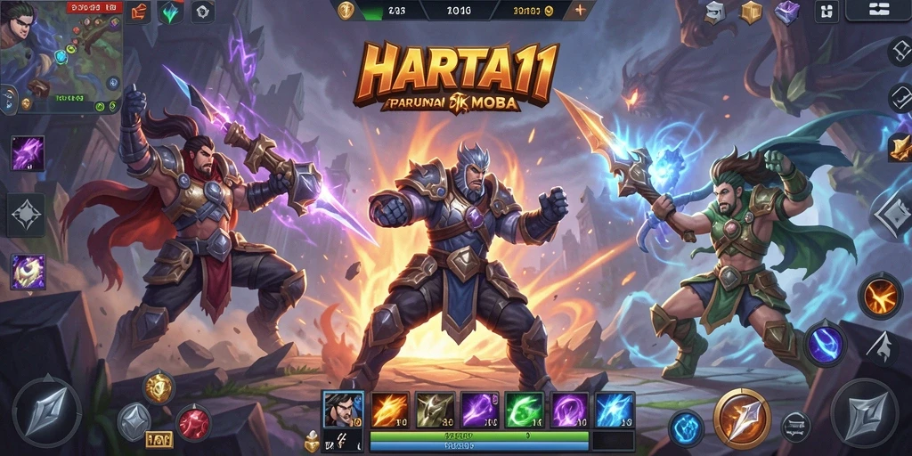 Tampilan gameplay HARTA11 yang menarik dan mendebarkan.