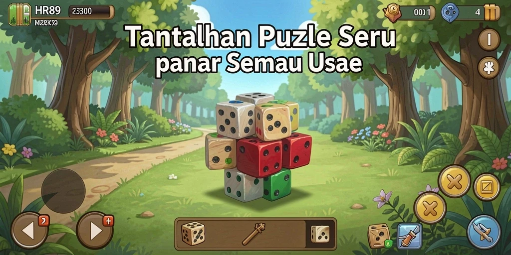 Tampilan gameplay menarik dari HR89 untuk pengalaman puzzle yang menantang.