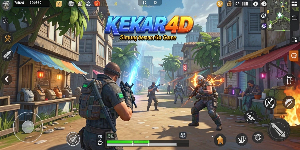 Tampilan screenshot utama KEKAR4D menunjukkan keseruan gameplay simulasi.
