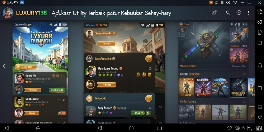 Tangkapan layar utama LUXURY138 menampilkan fitur pengelolaan file yang sederhana.