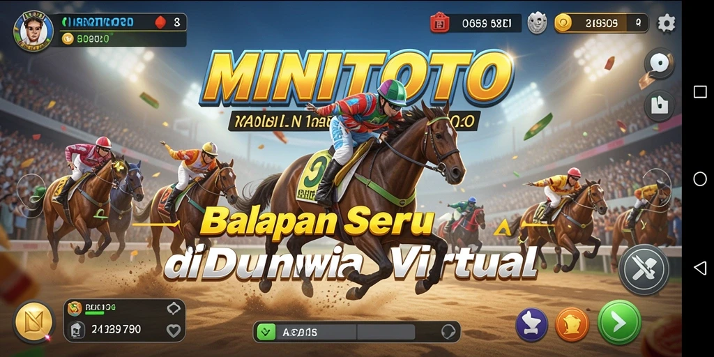 Screenshot gameplay MINITOTO menampilkan balapan cepat dan grafik menawan.