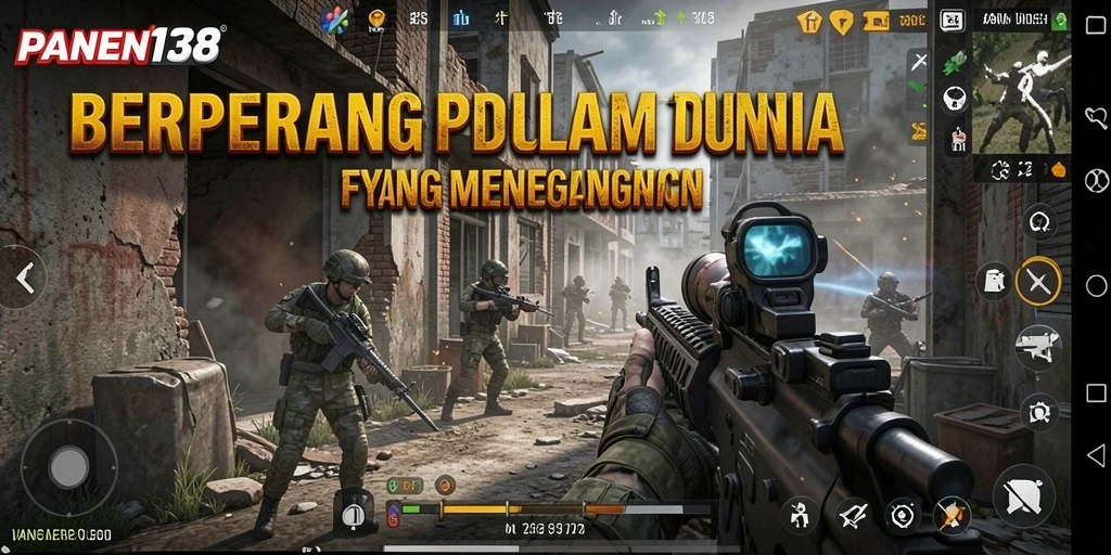 Tampilan gameplay PANEN138 yang mendebarkan dan penuh aksi.