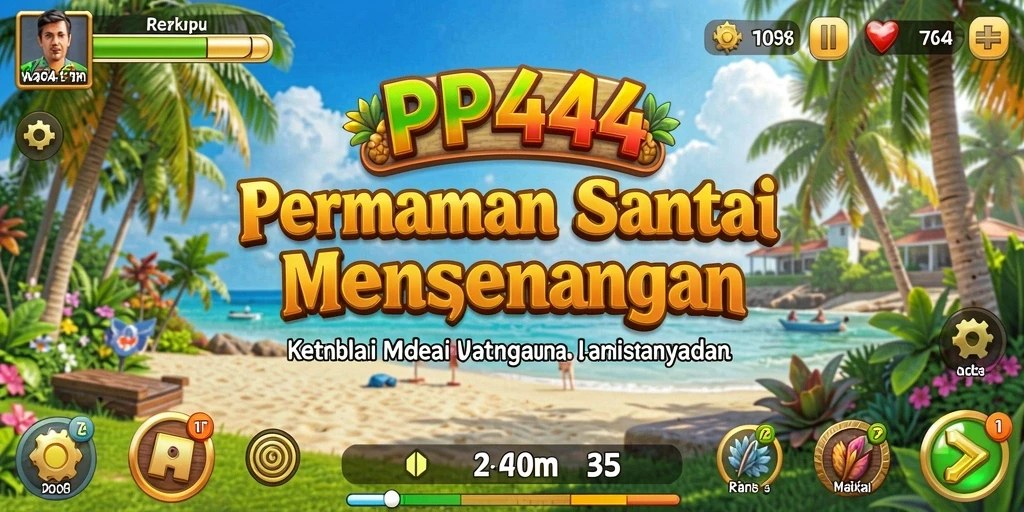 Tampilan screenshot utama PP444 yang menampilkan gameplay seru dan interaktif.