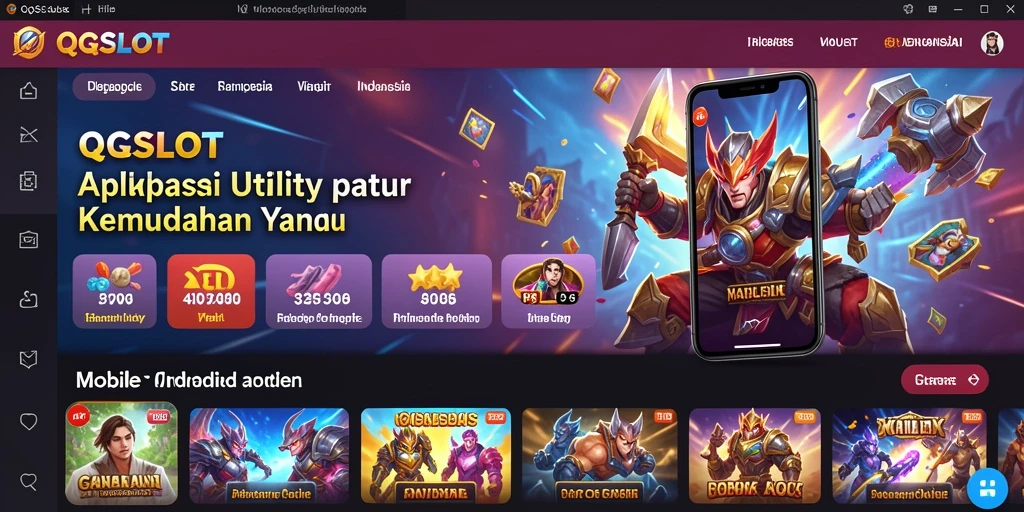 Tampilan utama QQSLOT dengan antarmuka yang sederhana dan fungsional.
