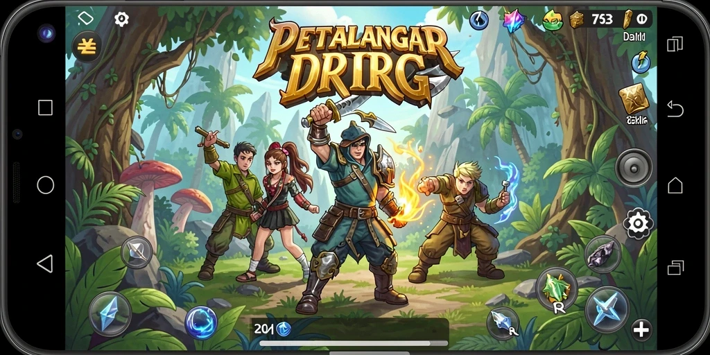 Tampilan gameplay <strong>REMI62</strong> yang penuh aksi dan petualangan.