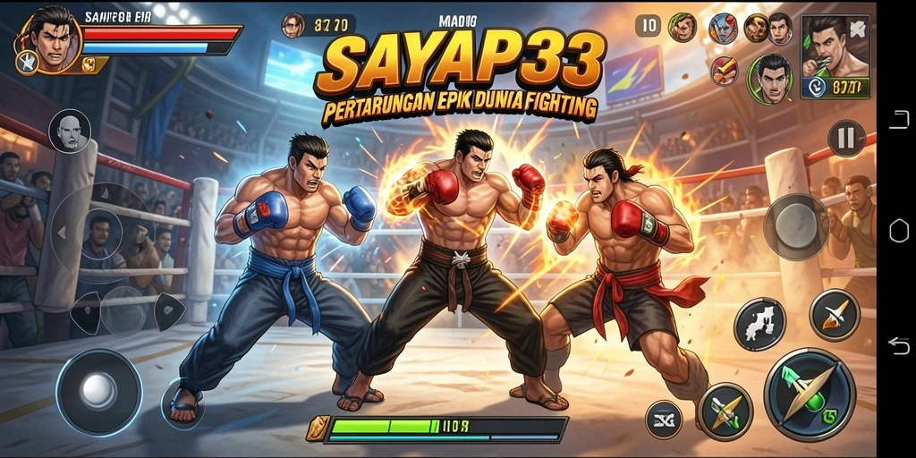 Gameplay intens SAYAP33 dengan pertarungan mendebarkan.