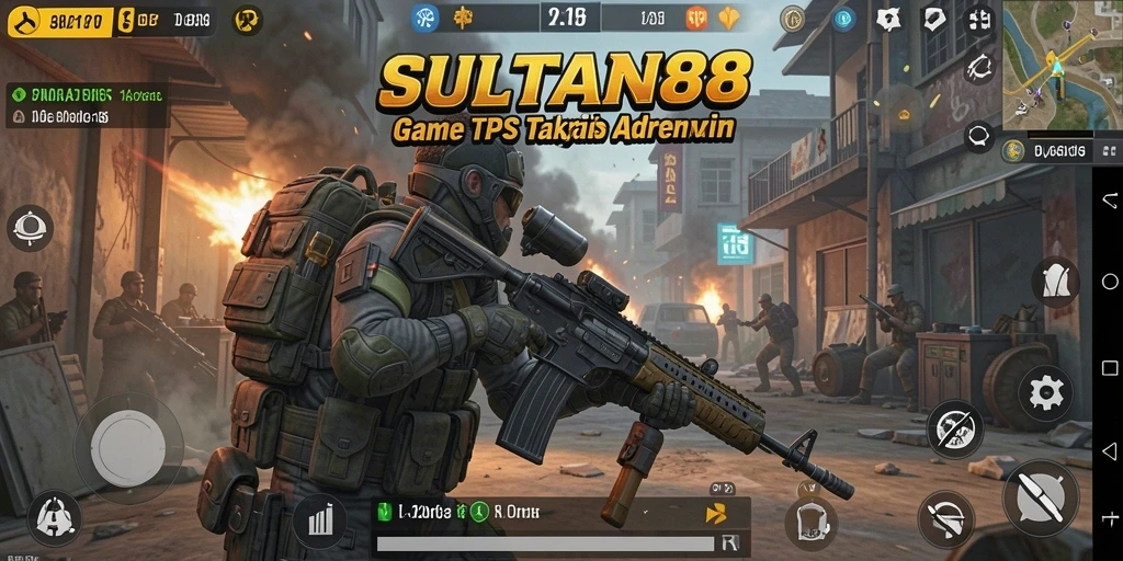 Tampilan gameplay SULTAN88 yang memukau dengan adegan aksi TPS.