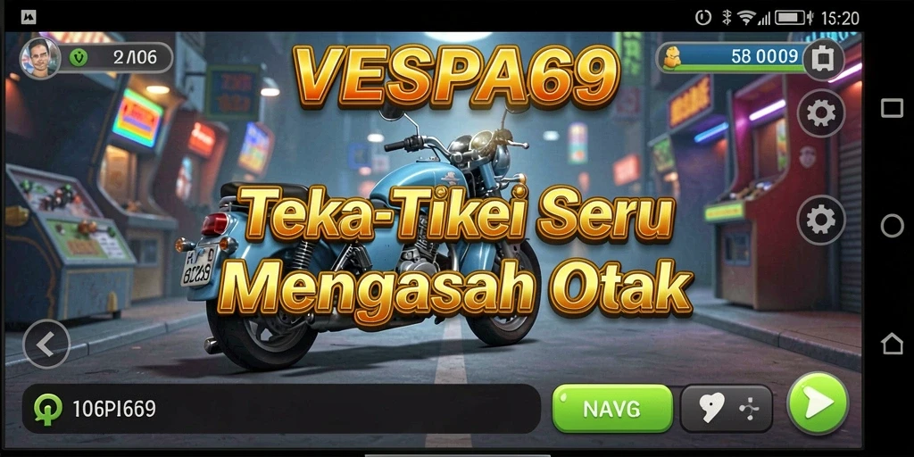 Tampilan gameplay <strong>VESPA69</strong> dengan berbagai teka-teki menantang.